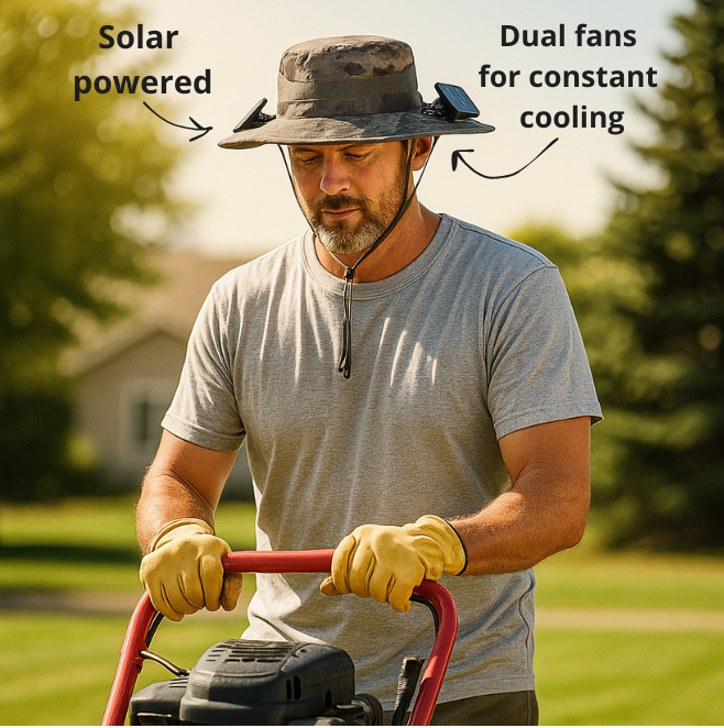 fannd™ Z1 - The Solar-Powered Cooling Hat