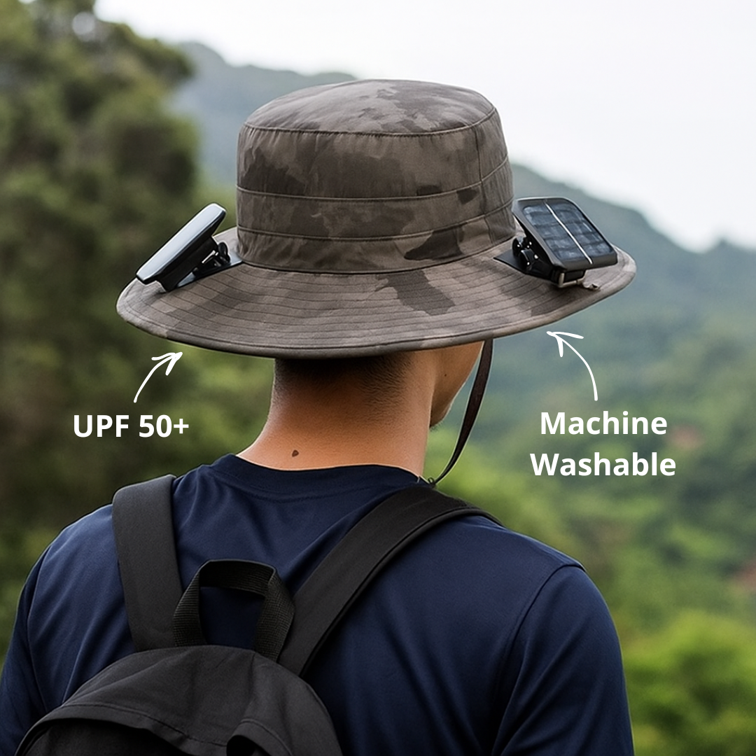 fannd™ Z1 - The Solar-Powered Cooling Hat